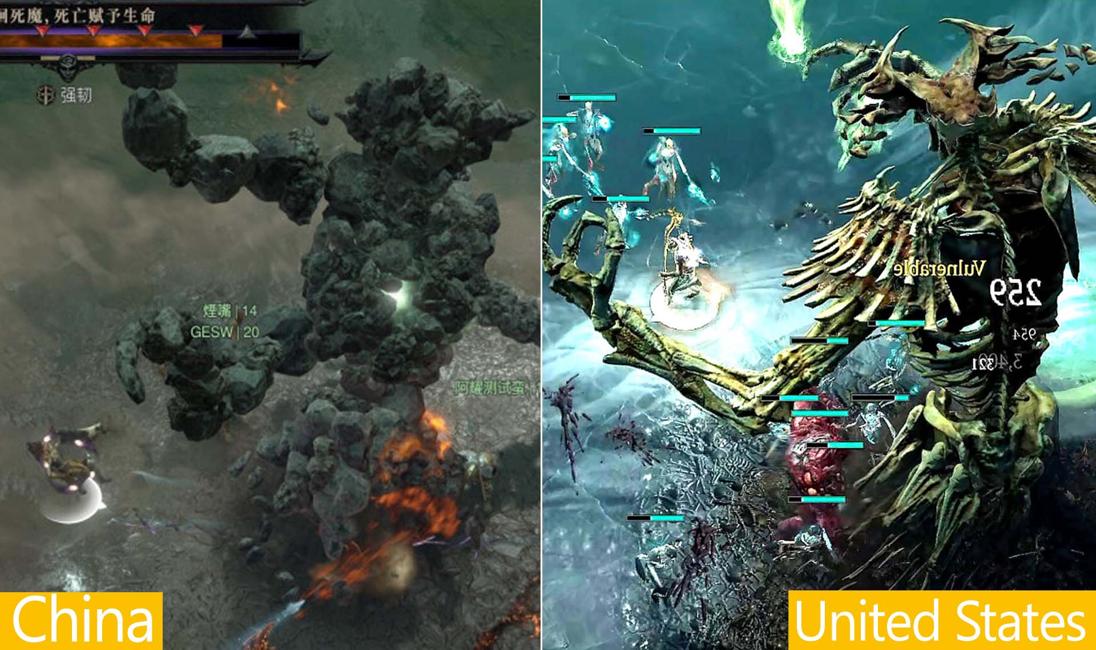 Diablo 4: China Version Heavily Censored - Blood and Skeletons Gone