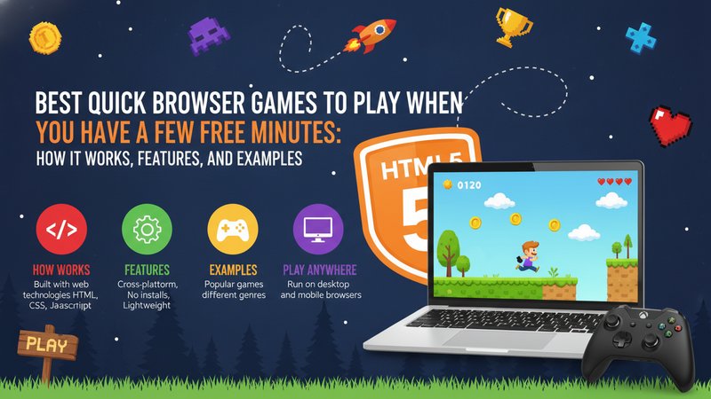 Best Quick Browser Games to Play When You Have a Few Free Minutes