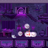Help the Cat Outsmart Ghosts in This Thrilling Adventure!
