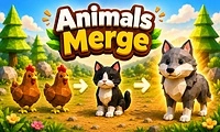 Animals Merge Game 