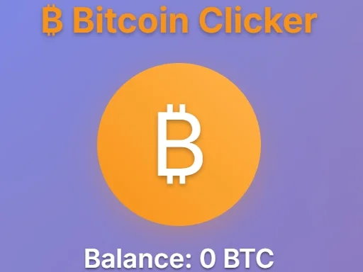 BTC clicker game
