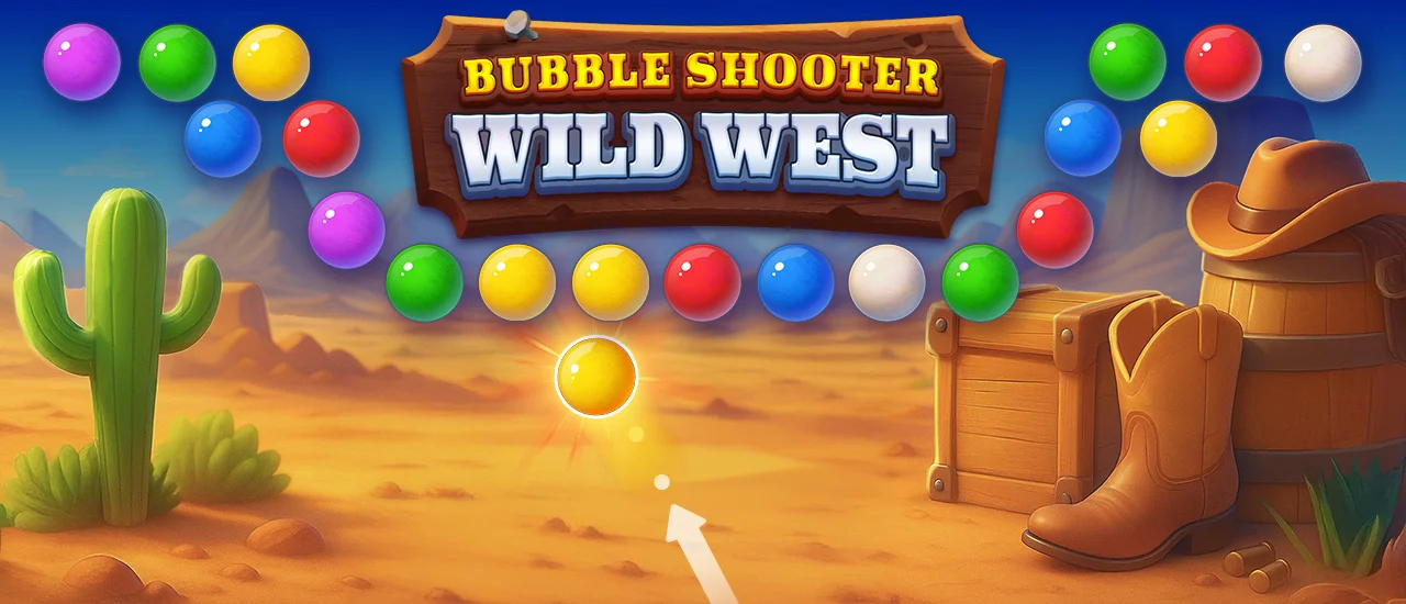 Bubble Shooter Wild West Game 