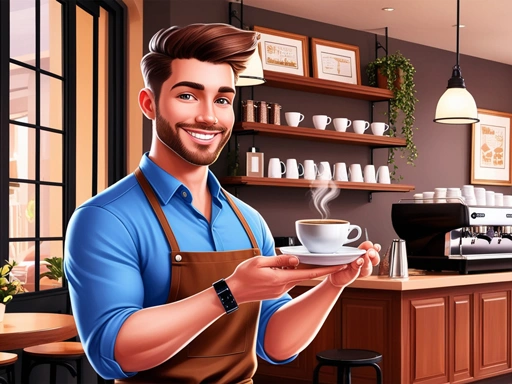  Cafe Owner Business Simulator Game