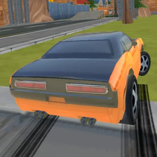Cartoon Stunt Car Game