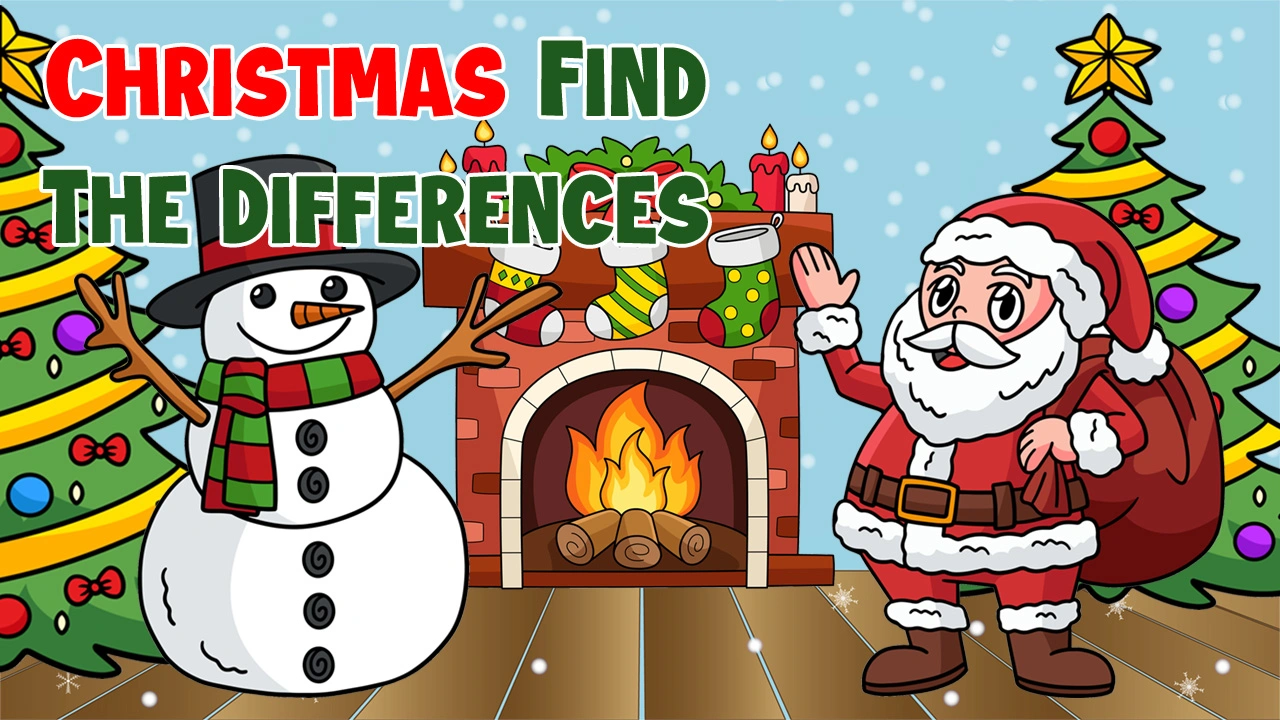 Christmas Find The Differences Game
