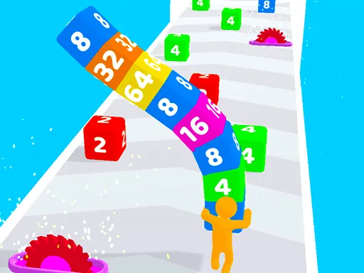 Cube Stack 2048 Game
