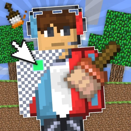 Draw a skin for Mineblock with physics Game