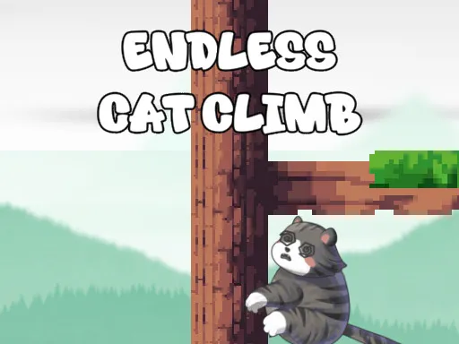 Endless Cat Climb Game