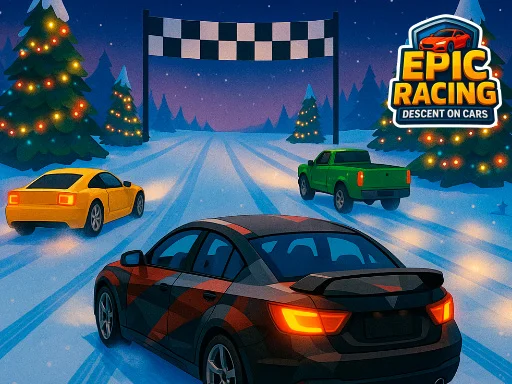 Epic Racing Descent on Cars Game 