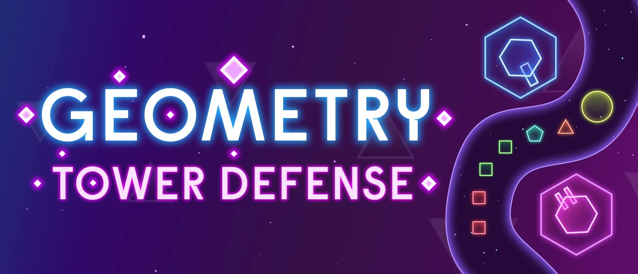 Geometry Tower Defense Game