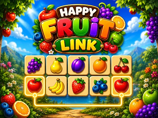 Happy Fruit Link Game