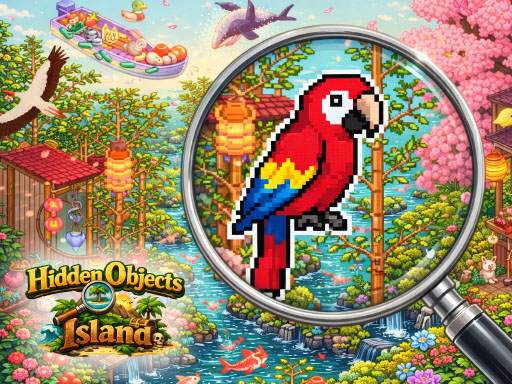 Hidden Objects Island Game
