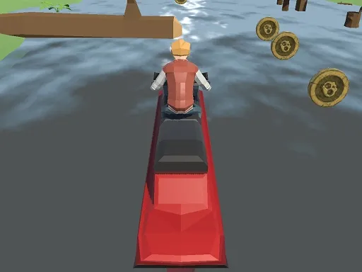 Jet Sky Polygon Game