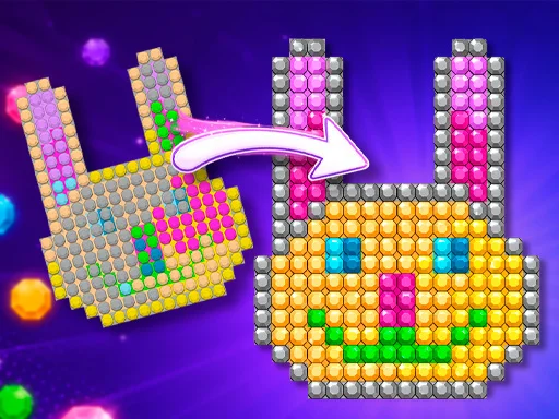 Jewel Coloring Game