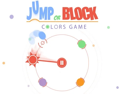 Jump or Block Colors Game 