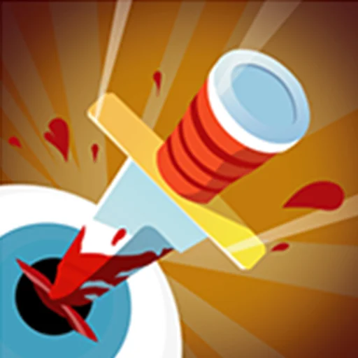 Knife Hitting Throw Knife Hit Target Game 