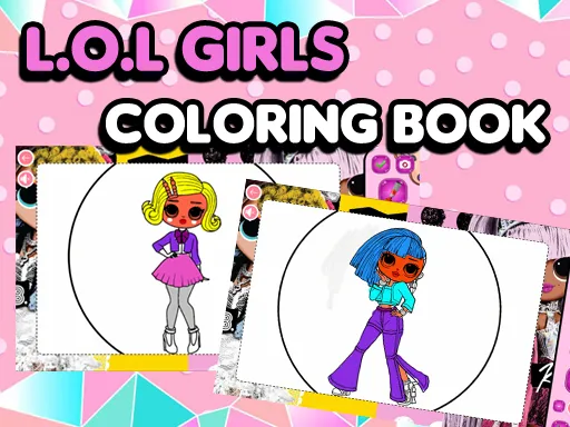 L.O.L OMG Girls Coloring Book Game