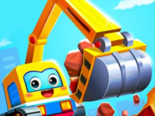 Little Panda Truck Team  Build The City Game