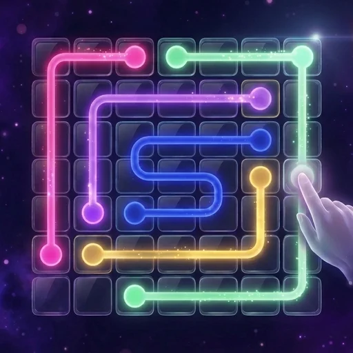 Lumina Paths Connect Puzzle Game