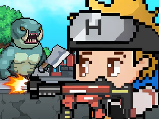 Mecha Shoot Pixel Rpg Game