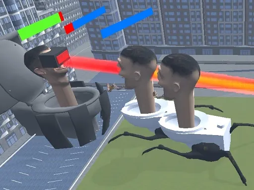 Merge Toilet Skib Fight Game