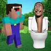 Noob Mineblox Hunt Skibidi Toilet Game