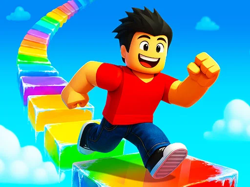 Obby Rainbow Tower Game 