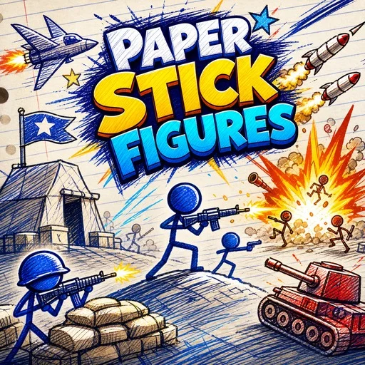 Paper Stick Figures Game