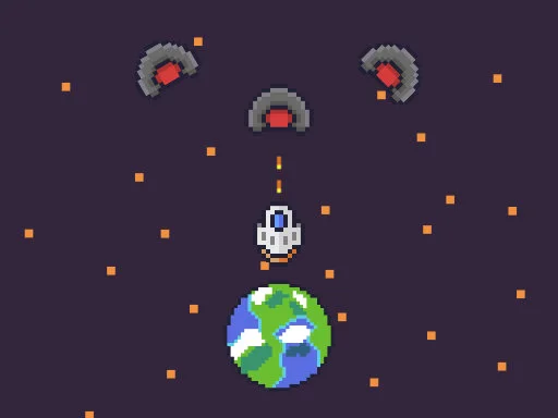Pixel Protect Your Planet Game 