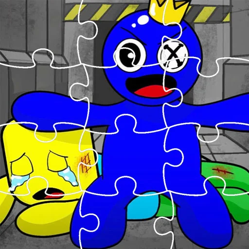 Rainbow Friend Cartoon Jigsaw Game