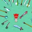 Red Sprunki with a Sword Game