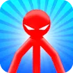 Red Stickman vs Monster School Game