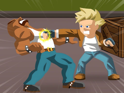 Retro Street Fighter Game 
