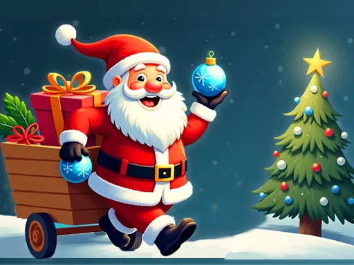 Santa: The Magic of Tree Decorating Game