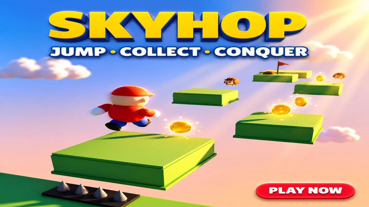 SkyHop — 3D Parkour Adventure Game