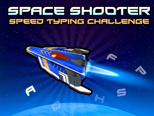 Space Shooter  Speed Typing Challenge Game