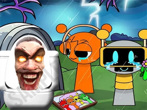 Sprunki Castle Panic Skibidi Toilet Game
