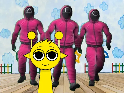 Sprunki in Squid Game Chamber Game