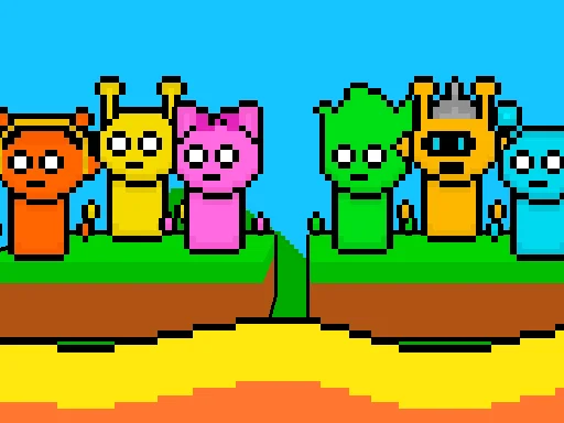 Sprunki Lava Escape 2Player Game