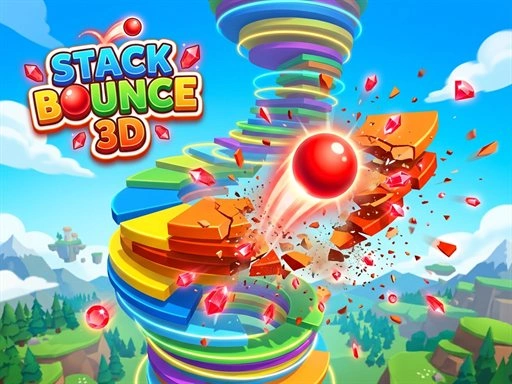 Stack Bounce 3D Game 