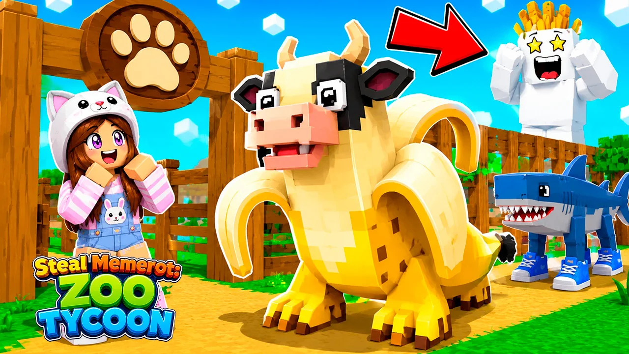 Steal Memerot: Zoo Tycoon Game