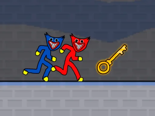 Stickman Huggy Party Duo Game