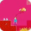 Stickman Steve vs Alex Nether Game