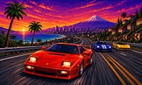 Turbo Horizon Racing Game 
