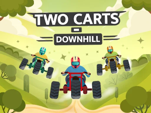 Two Carts Downhill game 