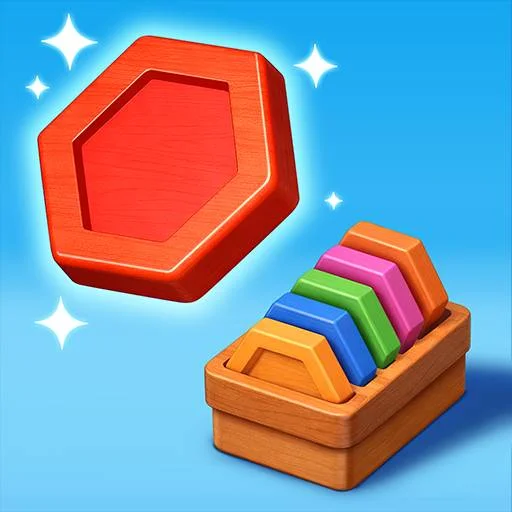 Wood Hexa Factory Game