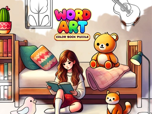 Word Art Color Book Puzzle Game