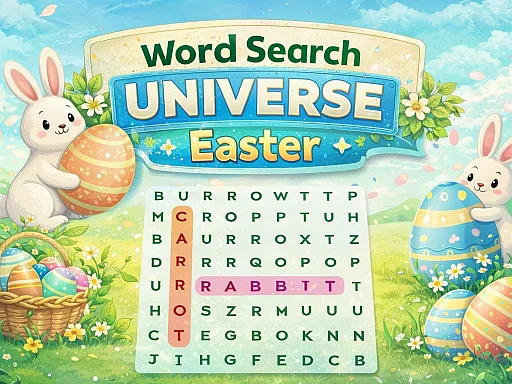 Word Search Universe Easter Game